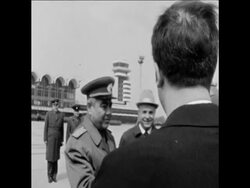 UPITN 24 4 73 ARRIVAL OF SOVIET DEFENCE MINISTER ANDREI GRECHKO News Clip