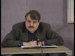 Bosnia - Press conference after Mladic sacked News Clip