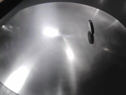 Orbital rotation science demonstration Stock Footage