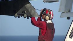 On Board The USS Eisenhower News Clip