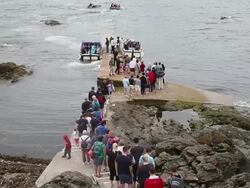 Cornwall's Resorts And Attractions Stock Footage