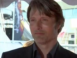 Mads Mikkelsen at the Moomins and the Comet Chase Launch: Cannes Film Festival 2010 at Cannes . (Footage by WireImage Video/GettyImages) Stock Footage