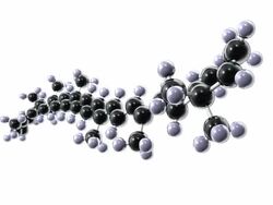 Beta-carotene molecule Stock Footage
