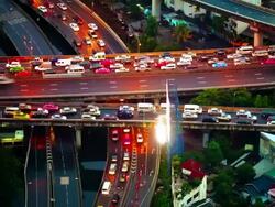 Traffic background Stock Footage
