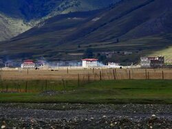 Tibetan style architecture Stock Footage