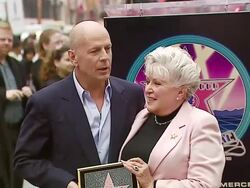 Dedication of Bruce Willis' Star on the Walk of Fame Stock Footage