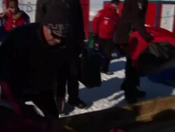 Walking With The Wounded Teams prepare to leave first base camp News Clip