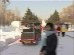 Huge winter ice festival News Clip