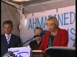 Anti-Iran protesters gather ahead of Iran v Mexico match News Clip