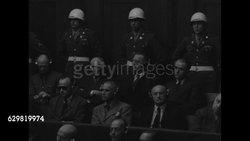 World War II: Nuremberg trial charges News Clip