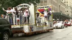 2015 NYC Gay Pride Parade Stock Footage
