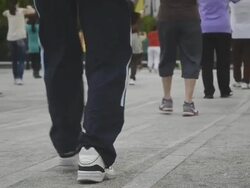 Step Dance Stock Footage