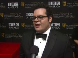 INTERVIEW: Josh Gad on presenting to Matt Stone and Trey Parker at 2012 BAFTA Los Angeles Britannia Awards Presented By BBC AMERICA Stock Footage