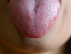 Healthy Tongue. Stock Footage