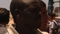 Rescued migrants taken to Italy reception centre Instructional Video