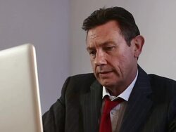 Businessman stress. Stock Footage