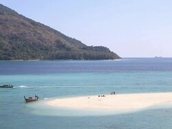 Aerial view of beautiful beach Stock Footage