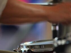 HD Drummer at Work Stock Footage