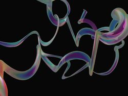 Twirling liquid tubes (seamless) Stock Footage