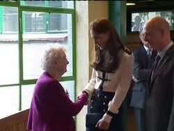 Catherine, Duchess of Cambridge Meeting WW2 Veterans News Clip