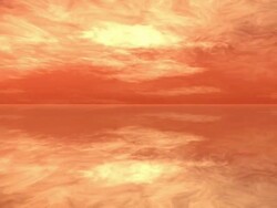 Wild Clouds on mirror Stock Footage