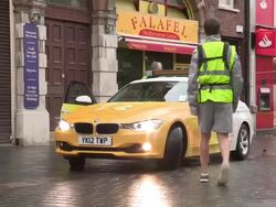Lewis Hamilton is the first torch relay runner as Stock Footage