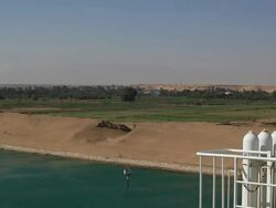 Suez Channel Stock Footage