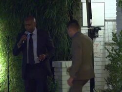 SPEECH - Dave Chappelle and Jim Nelson - GQ Celebrates The 2014 'Men Of The Year' Stock Footage