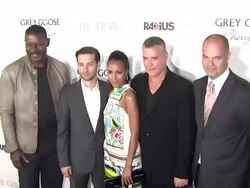 Dennis Haysbert, Tobey Maguire, Kerry Washington, Ray Liotta & Jacob Aaron Estes at Grey Goose Vodka Hosts 'The Details' Premiere in Hollywood, 10/29/12 Stock Footage