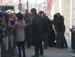 Little Mix at Comic Relief Celebrity Sightings Stock Footage