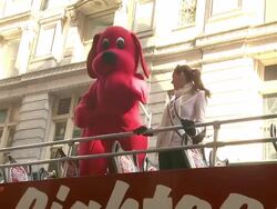 Clifford the Big Red Dog and Miss USA Alyssa Campanella at 2012 World Read Aloud Day Celebration on 3/7/2012 in New York, NY, United States Stock Footage