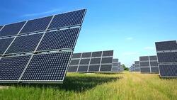 Solar Panels Stock Footage