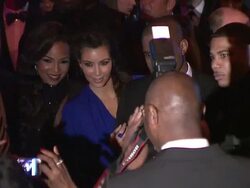 Kim Kardashian, Kanye West, Smokey Robinson, Ashanti, and Nelly at Angel Ball 2012 Benefiting Gabrielle's Angel Foundation for Cancer Research in New York, NY, on 10/22/12 (Getty Images Entertainment Video) Stock Footage