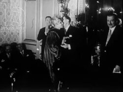 Brigitte Bardot accepts an award, 1960s Stock Footage