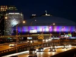 The Mercedes-Benz Superdome in New Orleans as New Stock Footage