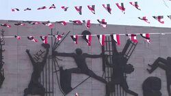 CLEAN : Tens of thousands at Baghdad rally to support cleric News Clip