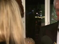 2010 Pirelli Calendar Launch Red Carpet Stock Footage