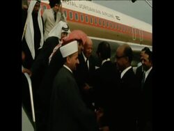 SYND 25 10 75 DELEGATION FROM JORDAN JOINS GREEN MARCH News Clip