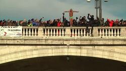 People across Europe celebrated the beginning of 2015 with a dip into some of the continent's coldest waters. (Jan. 1) News Clip