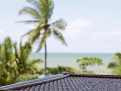 MS Lockdown The hand of a man picking up a glass of beer, drinking, and putting the glass down Stock Footage