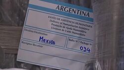 CLEAN : Argentina sends humanitarian aid to Mexico News Clip