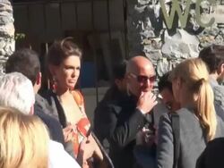 Monica Belluci Films Dolce & Gabbana TV Commercial Stock Footage