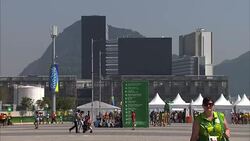 Barra Olympic Park On Final Day Of Rio 2016 Olympic Games News Clip