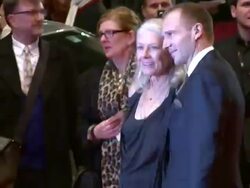 Ralph Fiennes & Vanessa Redgrave at the Coriolanus Premiere: 61st Berlin International Film Festival at Berlin . (Footage by WireImage Video/GettyImages) Stock Footage