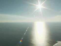 Sun over Timor Sea, Australia Stock Footage