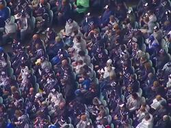 WS AERIAL ZO View of AFL stadium / Deniliquin, New South Wales, Australia Stock Footage