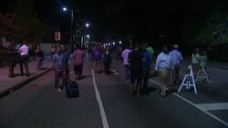 A group of church pastors and local residents held a prayer circle in Charleston, South Carolina after a shooting at the Emanuel AME Church. (June 18) News Clip