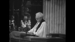 CAN421C SIR WINSTON CHURCHILL'S FUNERAL, ST PAULS SERVICE News Clip