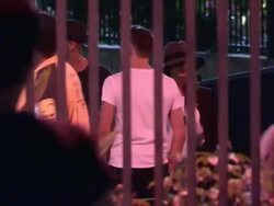 David Beckham, Victoria Beckham & Brooklyn Beckham depart the Jay-Z & Beyonce On The Run Tour at Pasadena Stock Footage