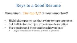 What to Include in Your Resume Instructional Video